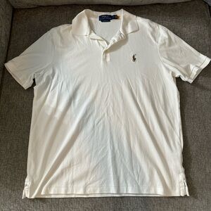 White collared polo